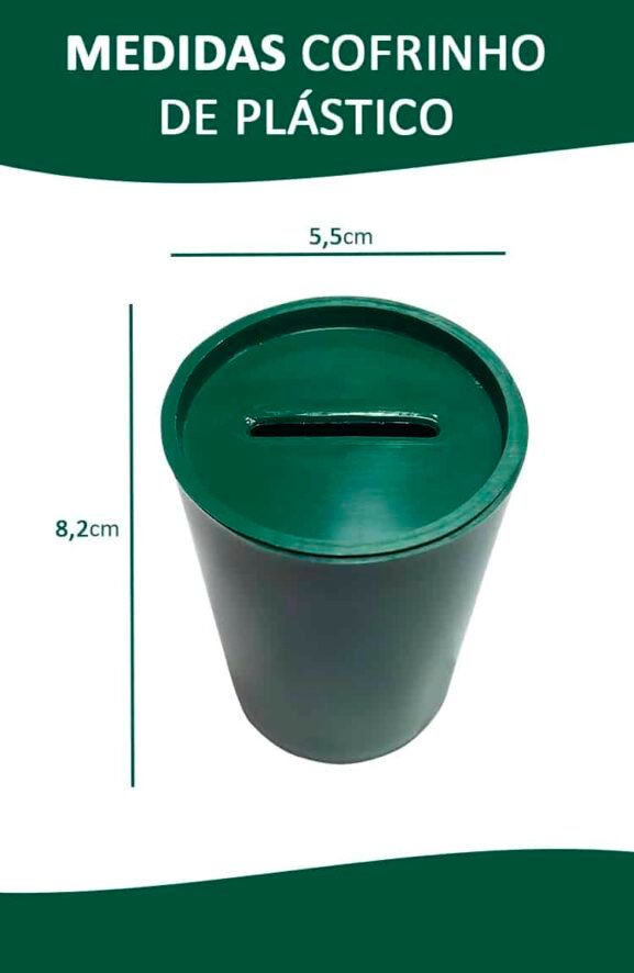 6 Cofrinhos de Plástico 5,5cm x 8cm - Imagem 3