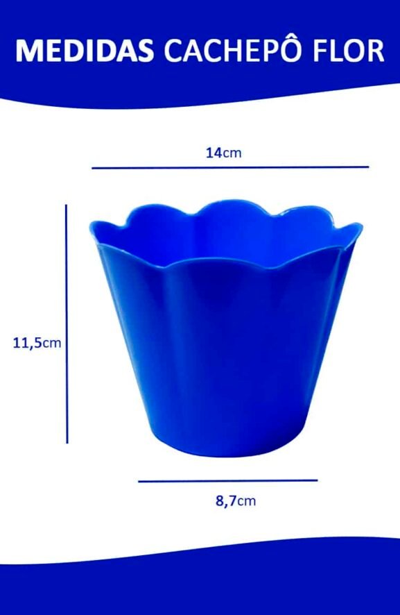 30 Cachepôs Flor Plástico - Imagem 3