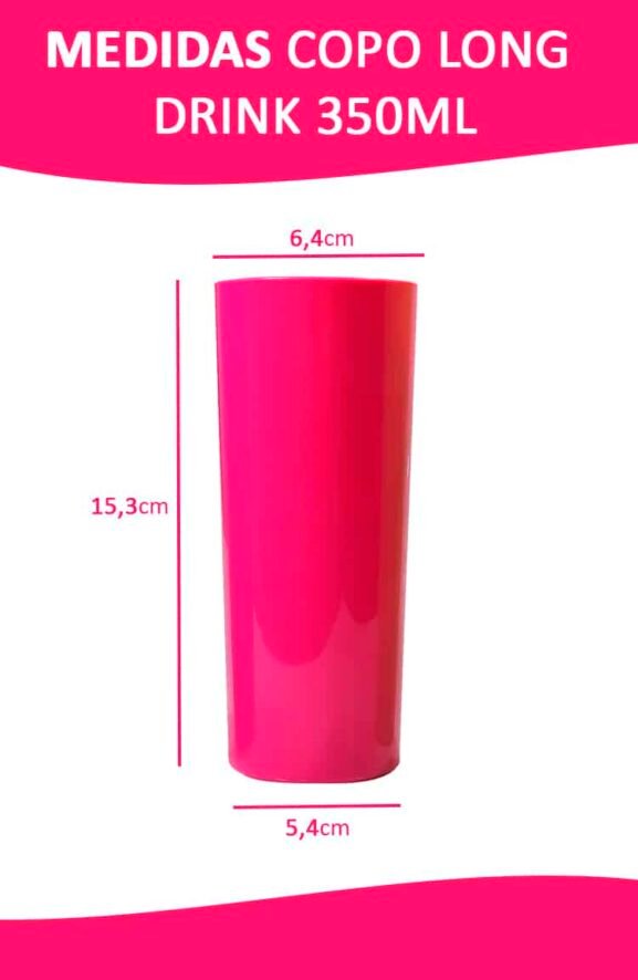25 Copos Long Drink Acrílico 350ml - Imagem 3
