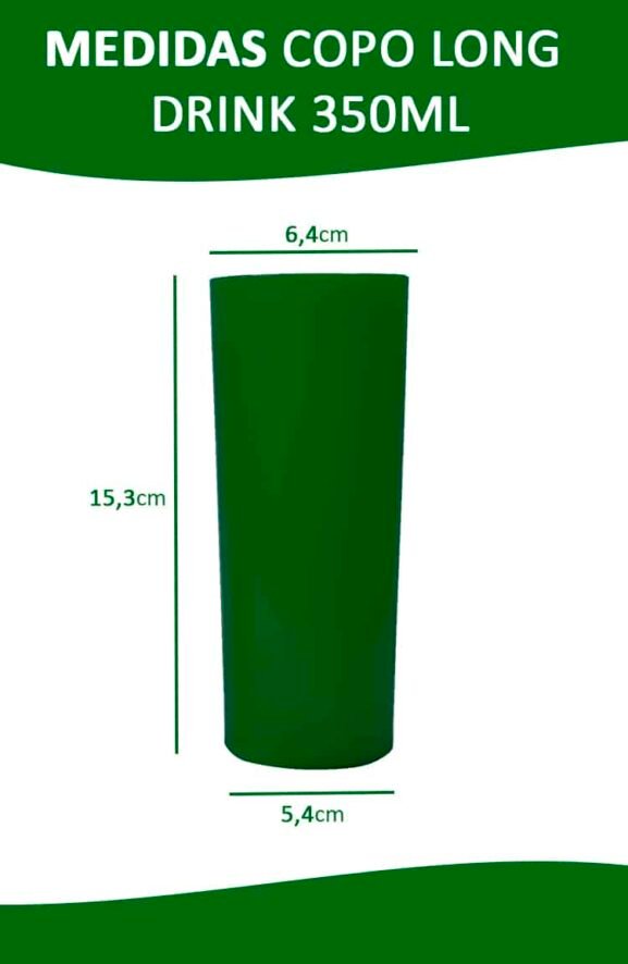 10 Copos Long Drink Acrílico 350ml - Imagem 3
