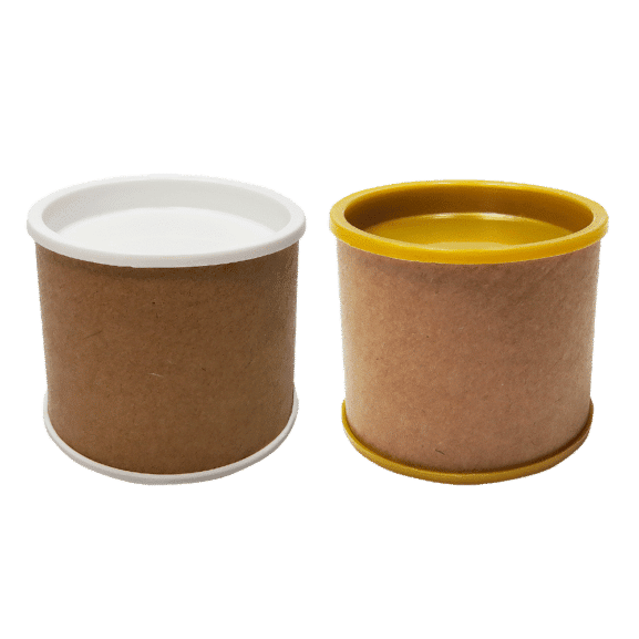 30 Tubos Lata Com Tampa Plástica 6x5cm - Imagem 4