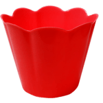 10 Cachepôs Flor Plástico