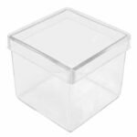 Kit 50 Caixinhas Acrílica 5x5cm Lembrancinha Personalizar Festa