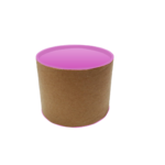 Tubolata C/tampa Plástica 8x5 Kraft P/ Personalizar (40 Pçs)