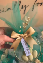 10 Argolas de metal dourada 7,2cm - Imagem 6