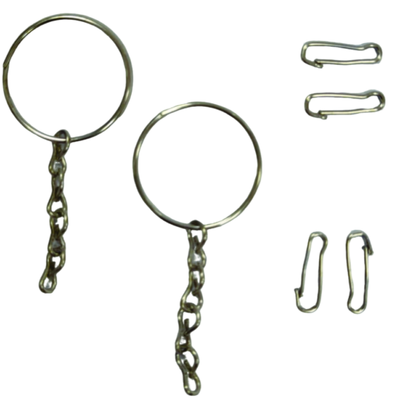 Argola P/ Chaveiro C/ Corrente 20mm 100 Pçs Entrega Rápida - Imagem 3